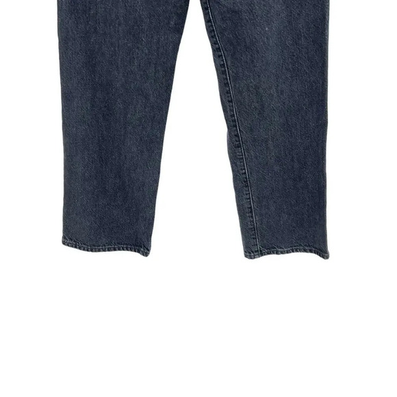 Levi's Wellthread Ribcage Straight Jeans Black Size 25 - Picture 9 of 12